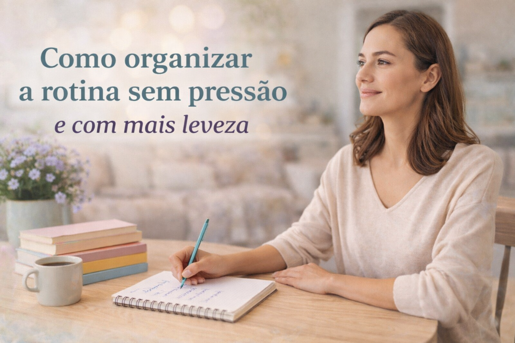 rotina e organização com leveza